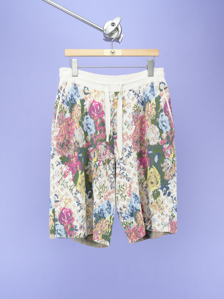 Louis Vuitton	Graphic Floral Jacquard Shorts Multi