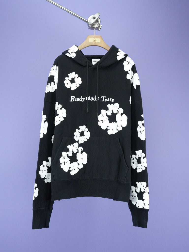 Denim Tears / Readymade Cotton Wreath Hoodie Black