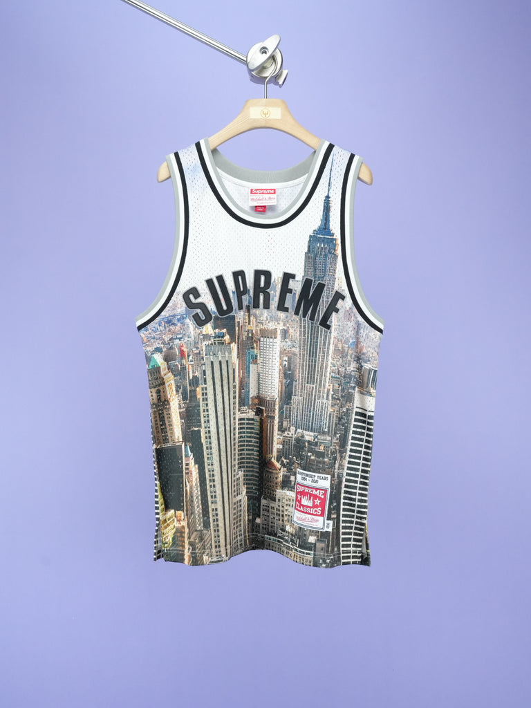 Supreme / Mitchell & Ness Basketball Jersey Skyline