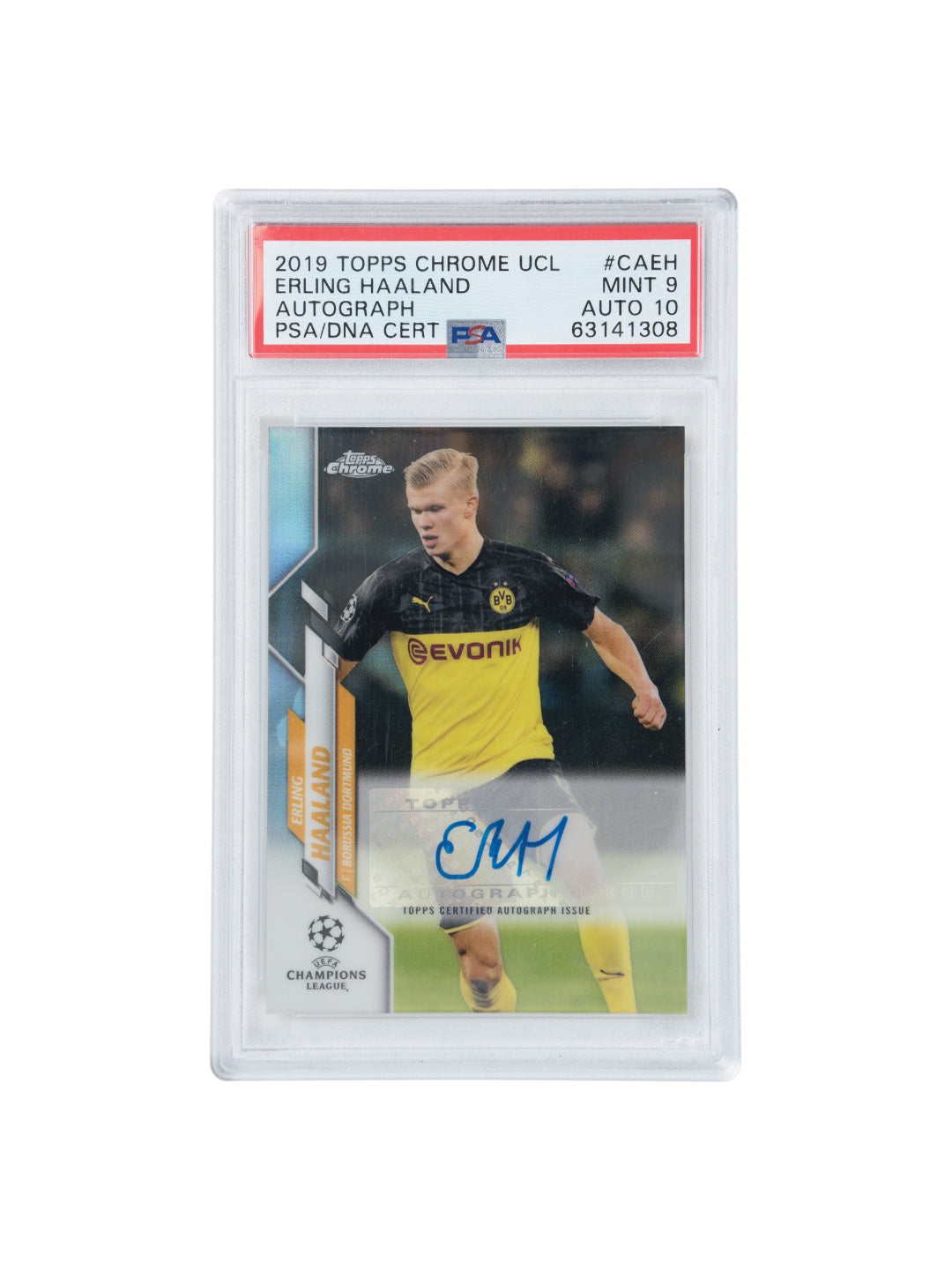 Topps 2020 Topps Chrome BVB Borussia Dortmund Autographs (Erling Haaland)