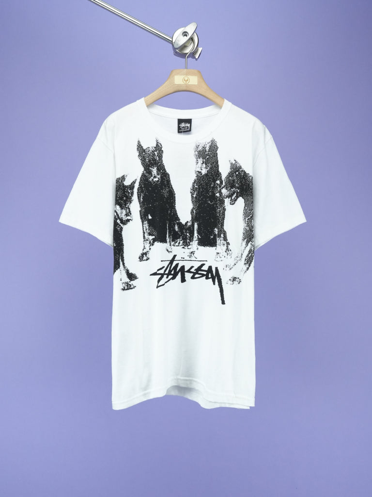 Stussy Dobermans Tee White