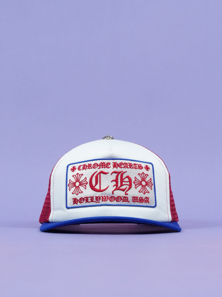 Chrome Hearts Trucker Hat Blue/Red/White