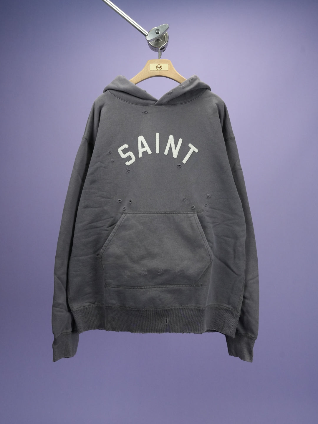 Saint Mxxxxxx Holy Relics Hoodie Grey