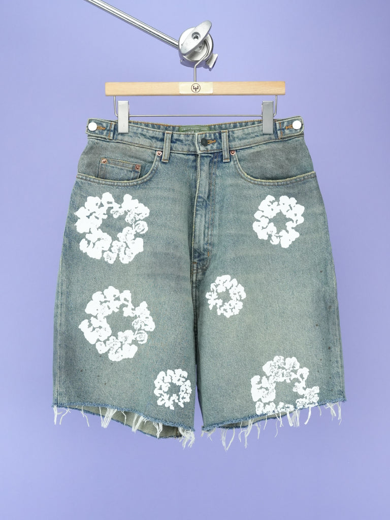 Denim Tears Wreath Short Dirty Wash