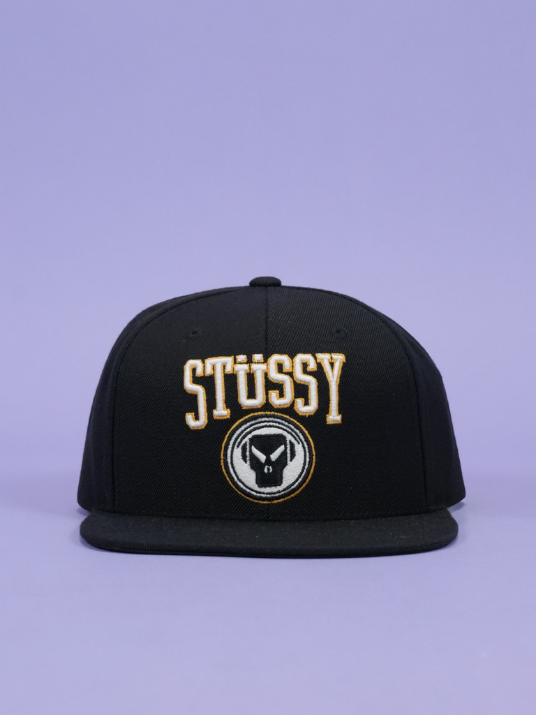 Stussy / Goldie Metalheadz 30 Snapback Hat Black