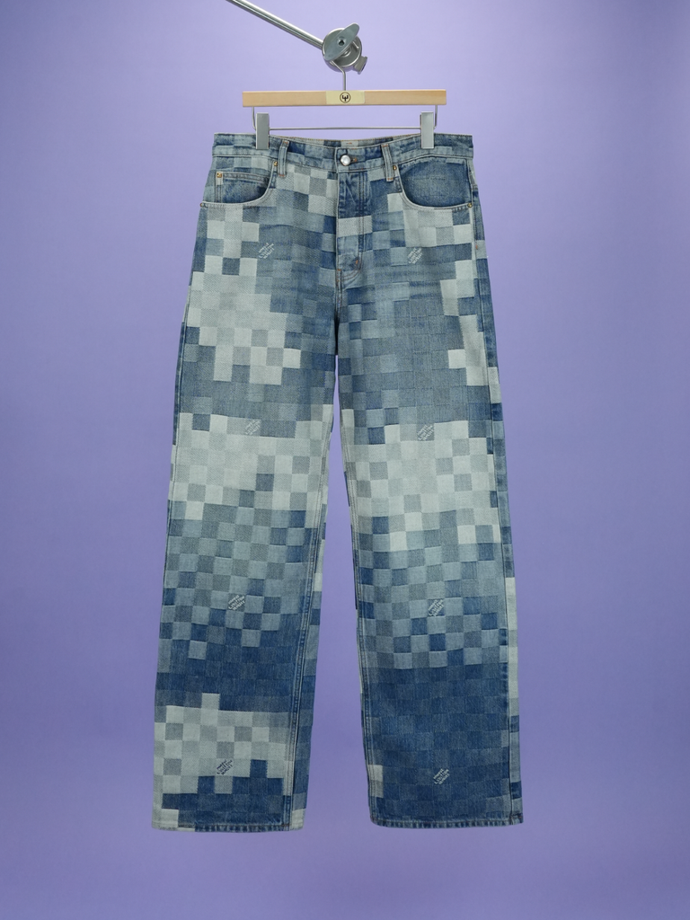 Louis Vuitton Damier Denim Skate Pants