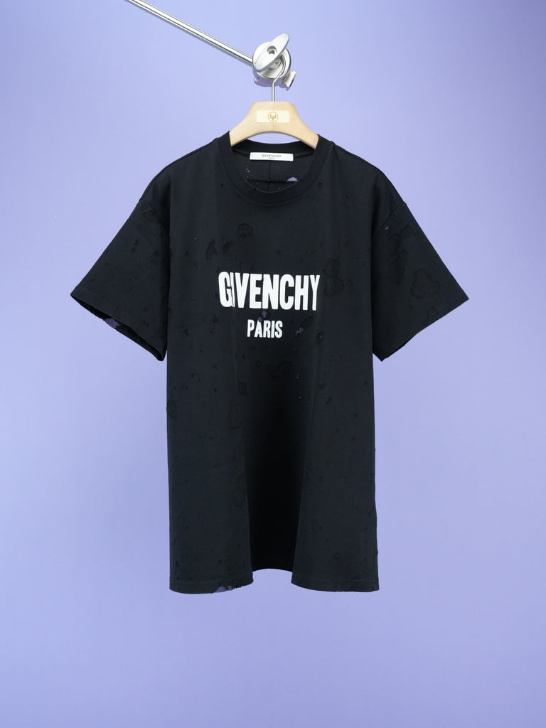 Givenchy Distressed T-Shirt Black