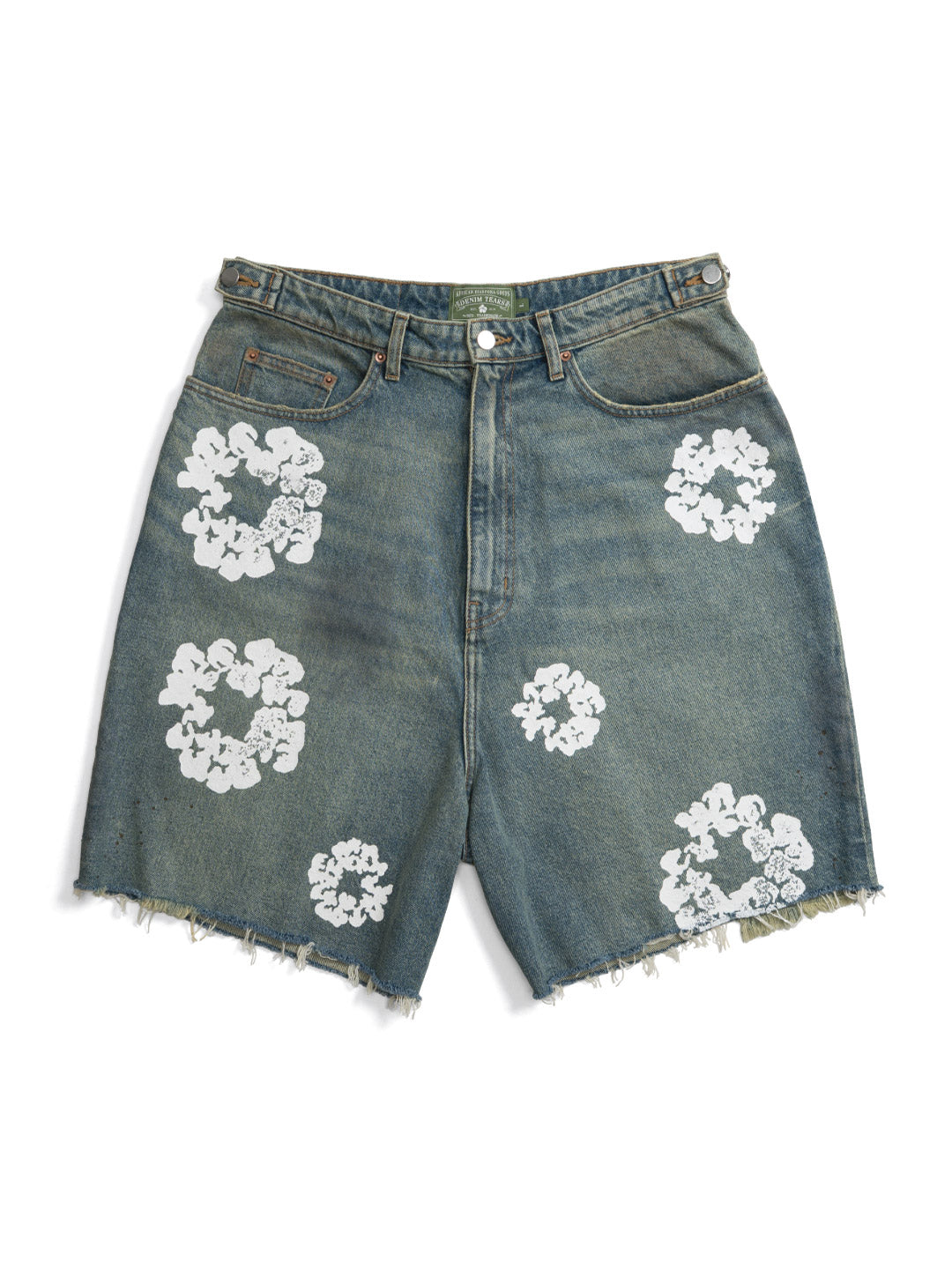 Denim Tears The Cotton Wreath Jean Short Dirty Wash