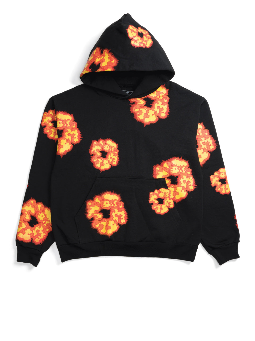 Denim Tears / Offset Wreath Hoodie	Black