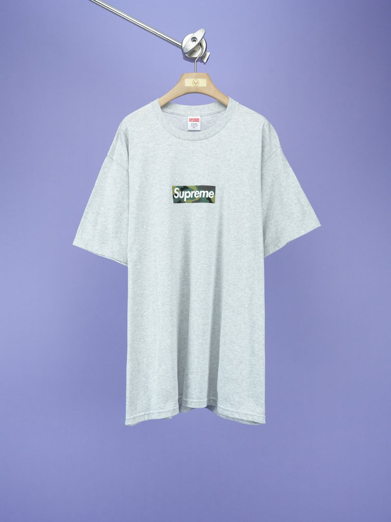 Supreme Box Logo Tee (FW23) Ash Grey