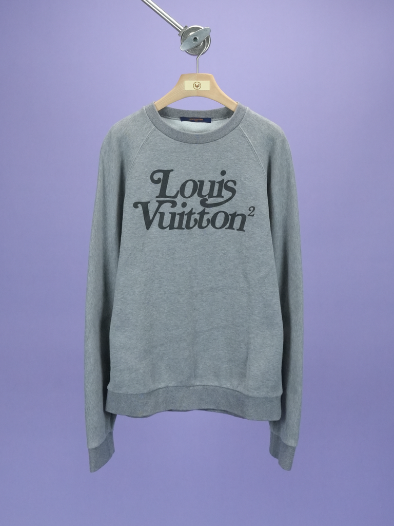 Louis Vuitton / Nigo Squared LV Sweatshirt Gris Clair