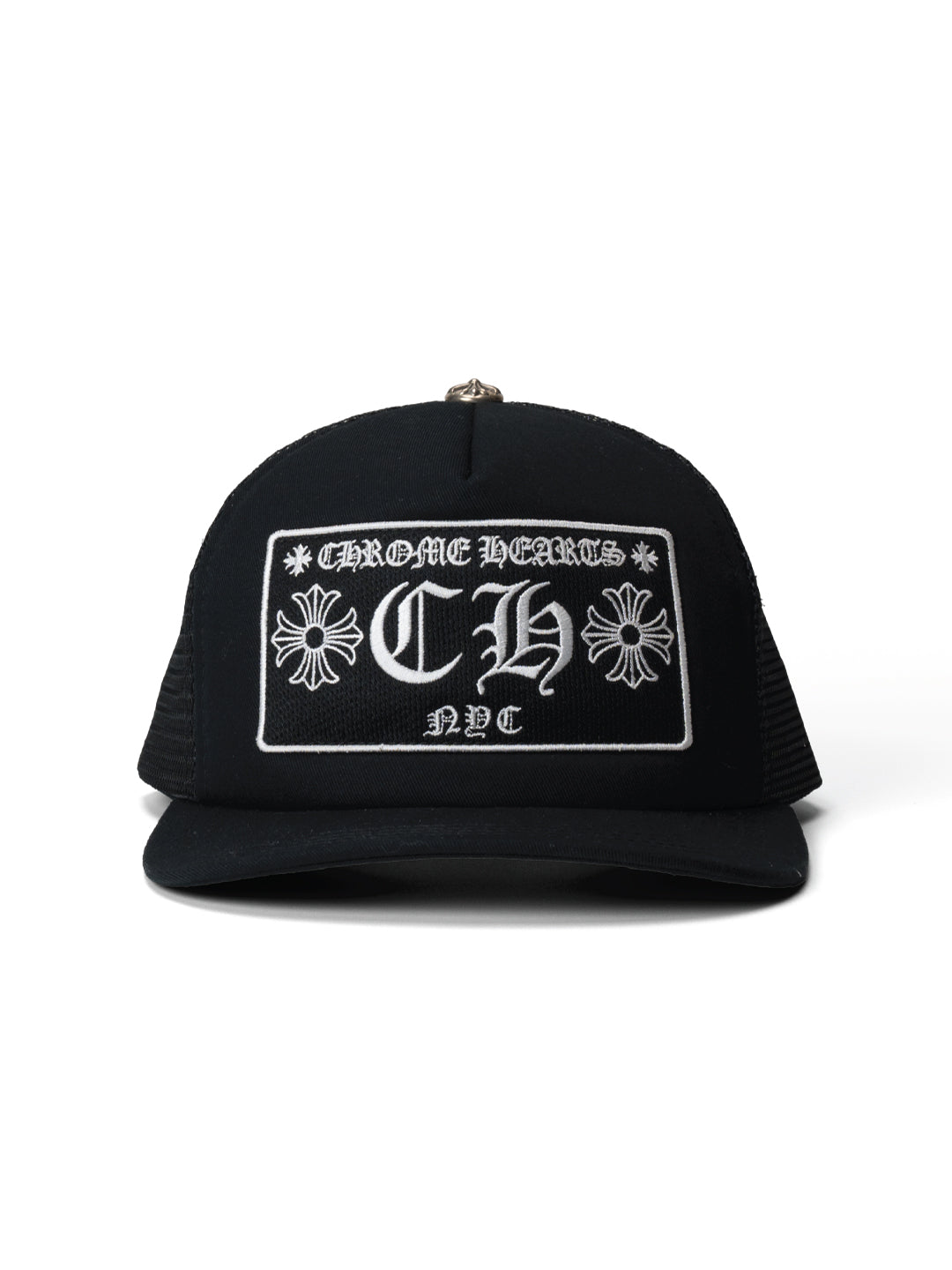 Chrome Hearts CH NYC Trucker Cap Black/Black