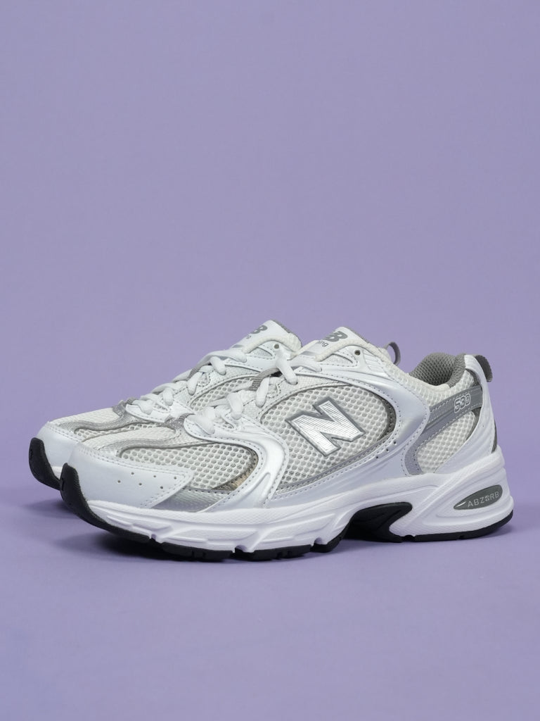 New Balance 530 White Silver Metallic