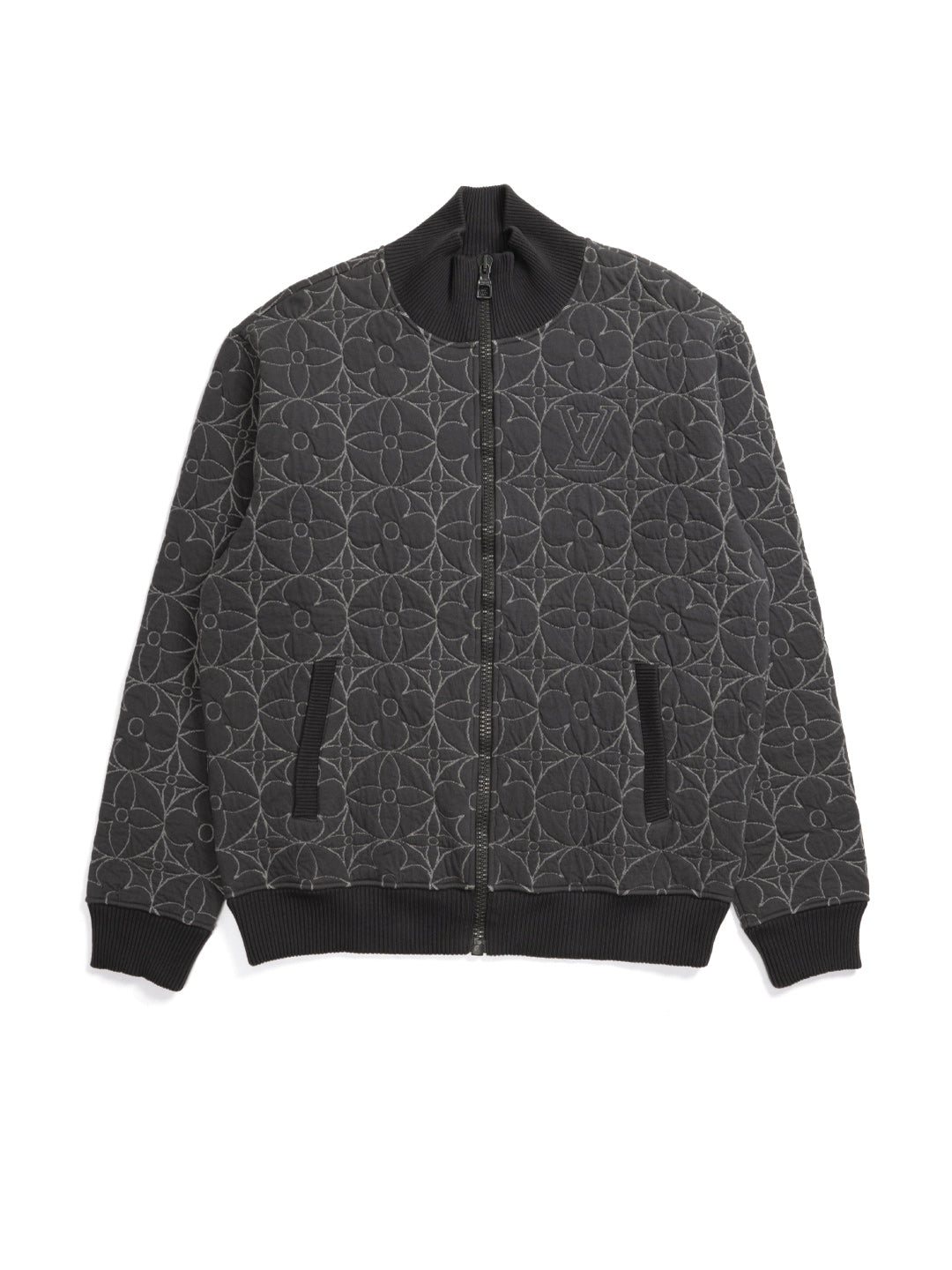 Louis Vuitton	Zip Through Monogram Flower Jacket Grey