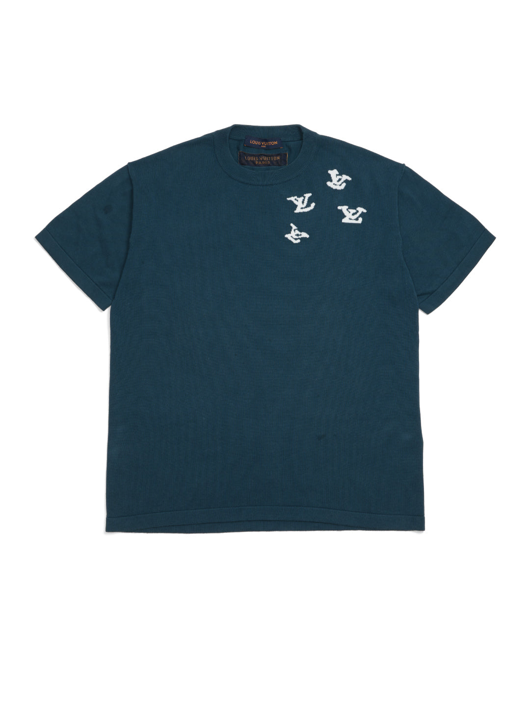 Louis Vuitton	Jazz Trumpeter Signature Crewneck	Blue