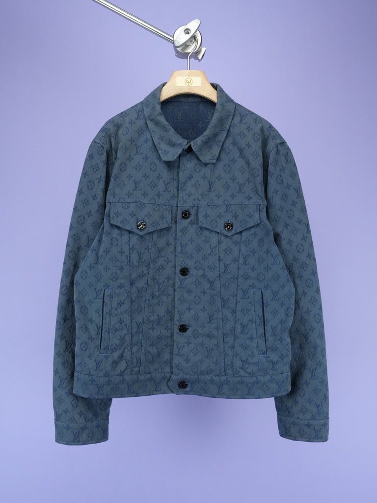 Louis Vuitton Monogram Denim Jacket Navy