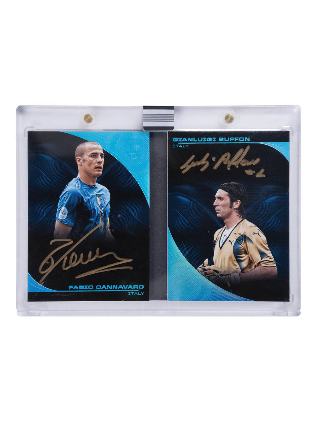 Panini 2022 Panini Eminence Team Tandems Autographs (Fabio Cannavaro, Gianluigi Buffon) (1of1)