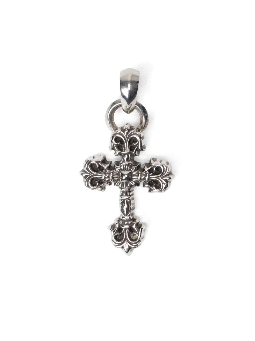 Chrome Hearts Filigree Cross Pendant Silver