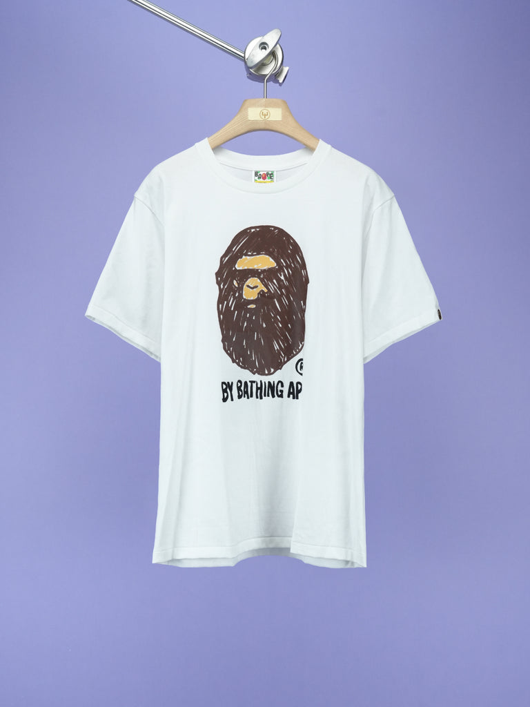 Bape Hand Draw By Bathing Ape Tee White