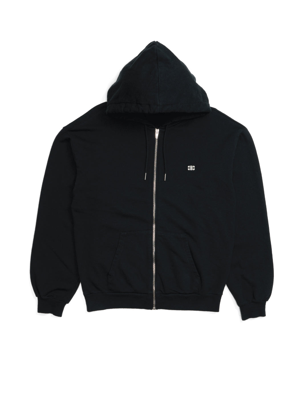 Celine Triomphe Hooded Sweater Black