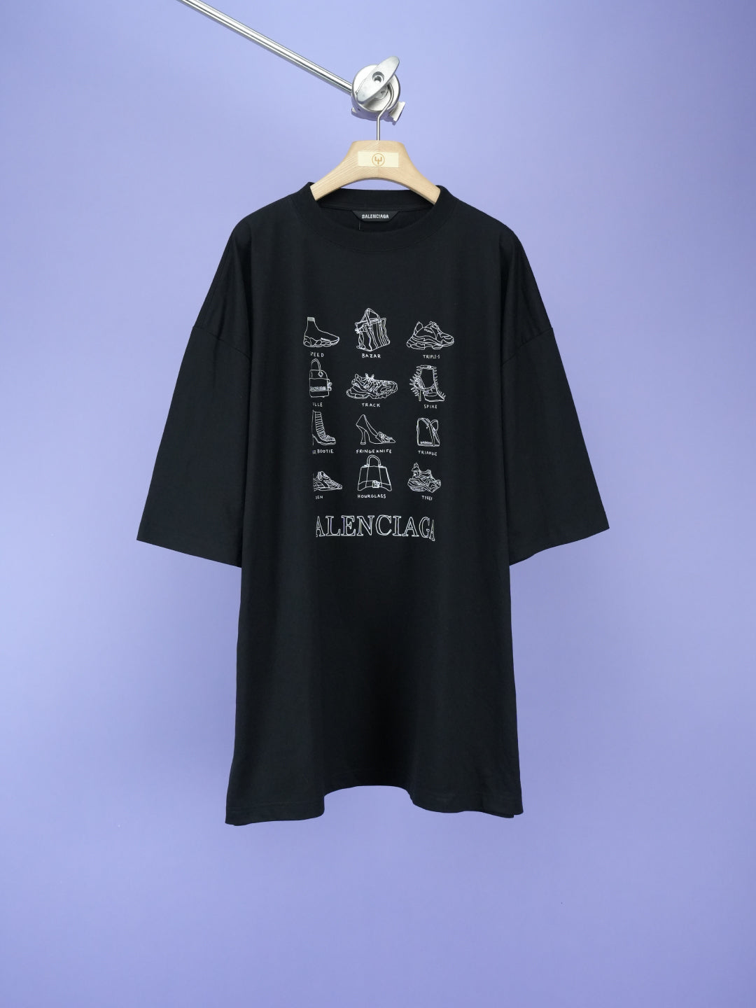 Balenciaga Icons XL T-Shirt Black