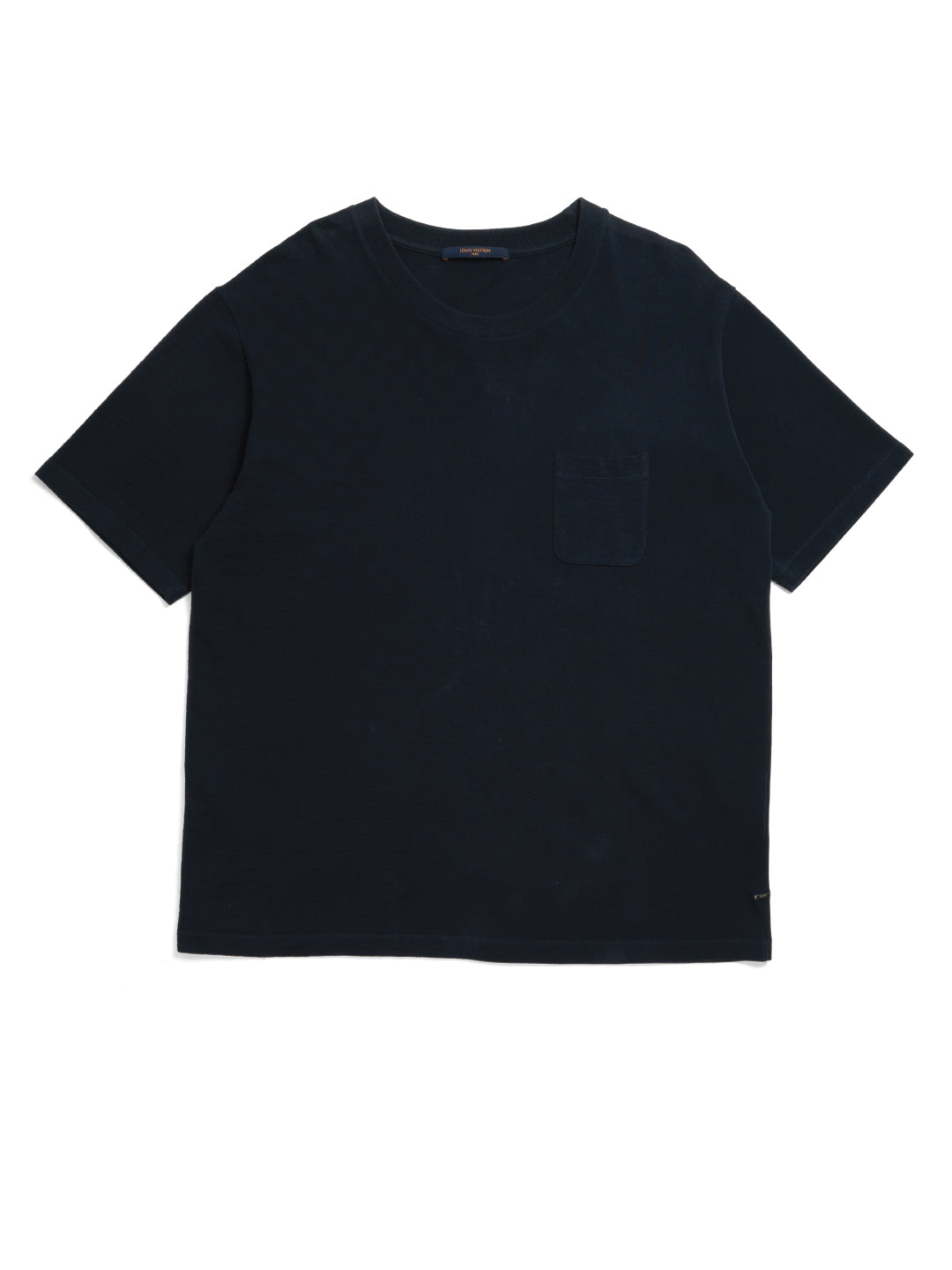 Louis Vuitton	Half Damier Pocket T-Shirt	Blue