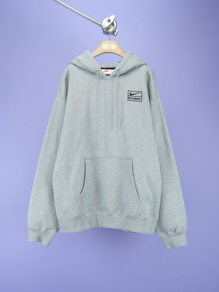 Nike / Stussy Washed Hoodie Grey