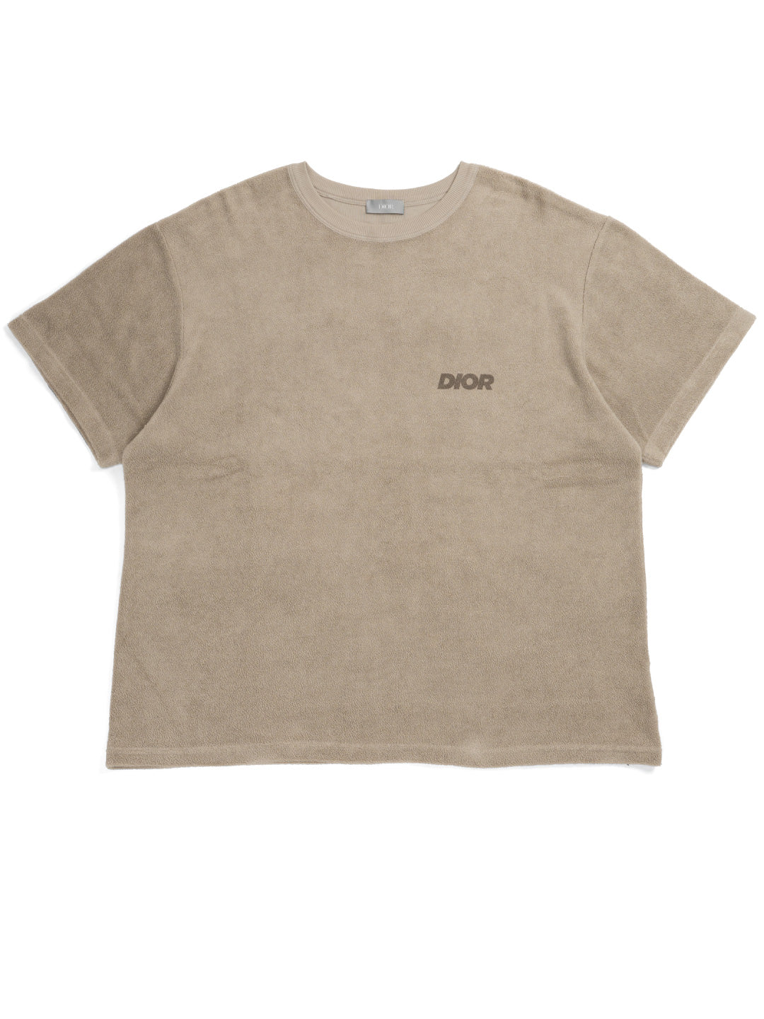 Dior Terry Toweling T-Shirt Brown