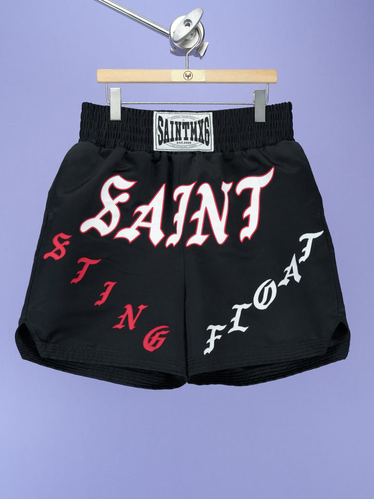 Saint Mxxxxxx Boxing Shorts Black