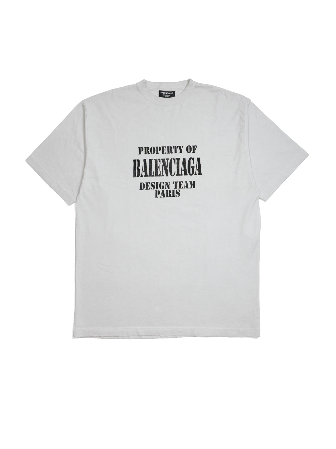 Balenciaga Property Vintage T-Shirt White