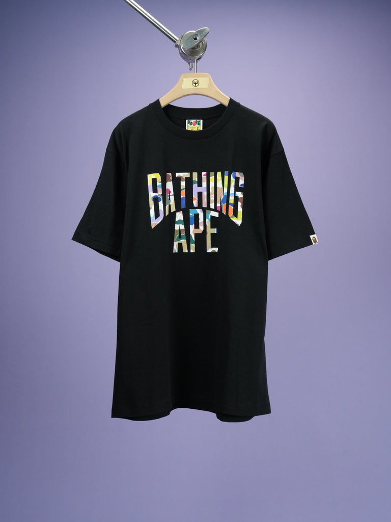 Bape Multi Camo NYC Logo Tee Black