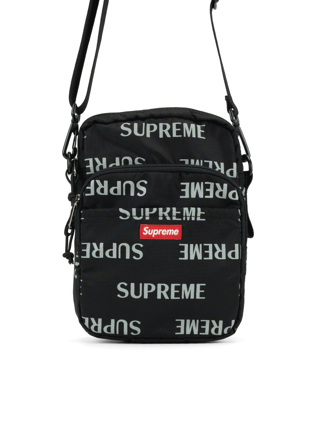 Supreme 3M Reflective Repeat Shoulder Bag Black