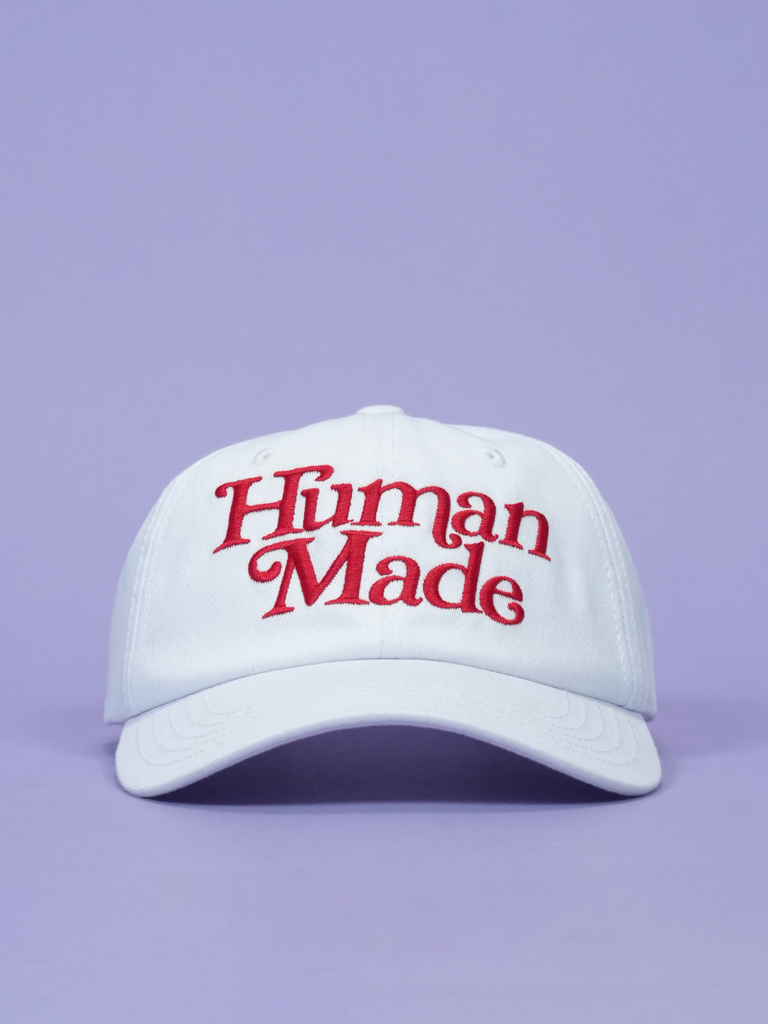 Human Made / Girls Don't Cry 6 Panel Cap #2 White/Red