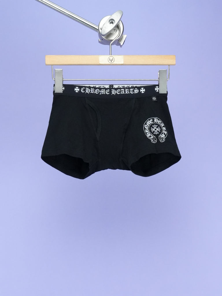 Chrome Hearts Boxer Brief Shorts Black/White