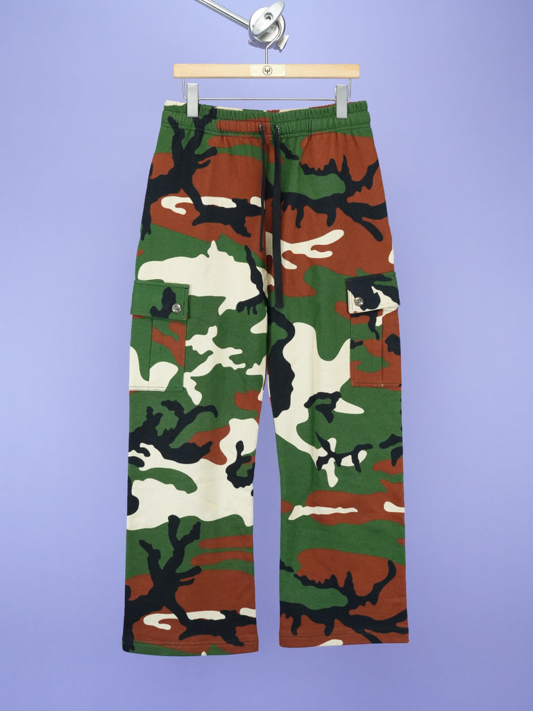 Chrome Hearts Matty Boy Caution Sweatpants Camo