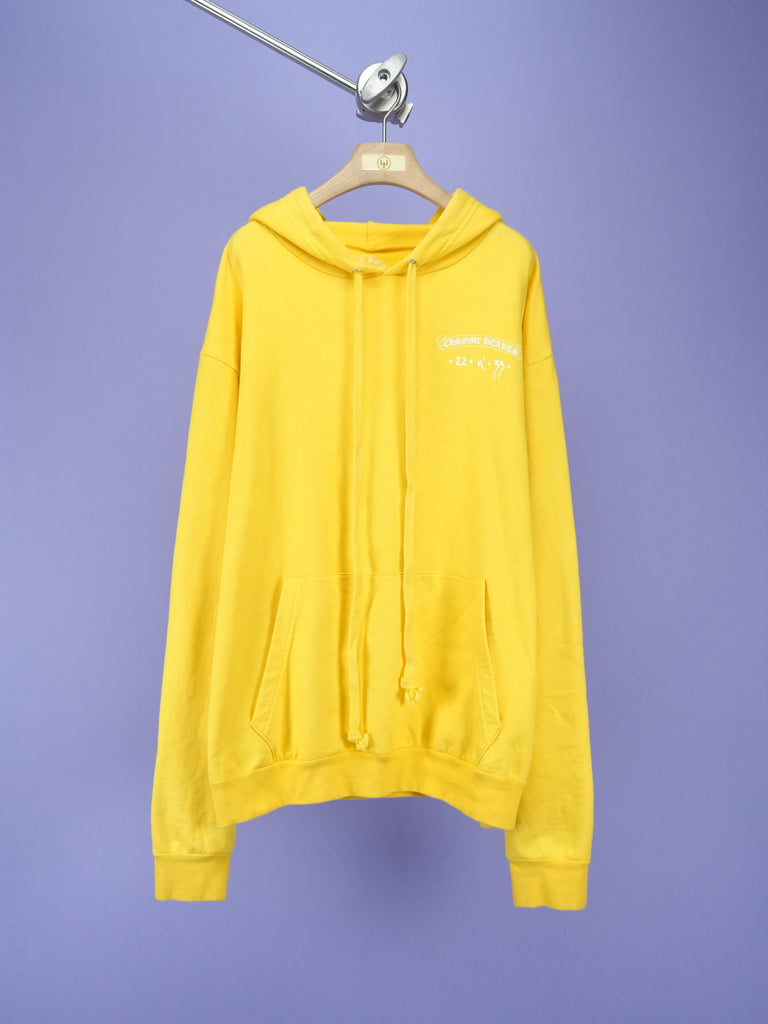 Chrome Hearts / Selfridges Exclusive +22+n'+33+ V Neck Hoodie Yellow