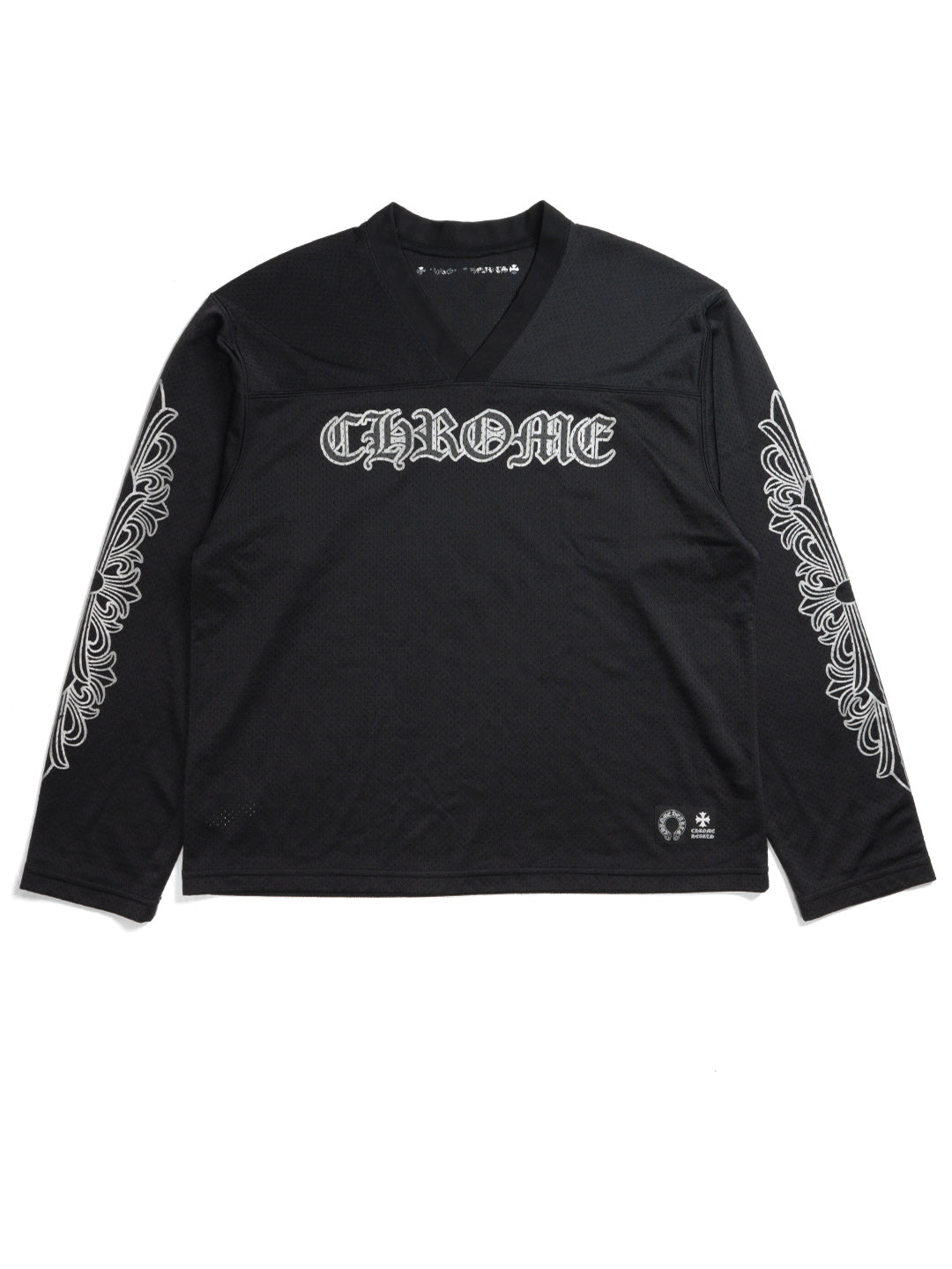 Chrome Hearts Mesh Stadium L/S Jersey Black