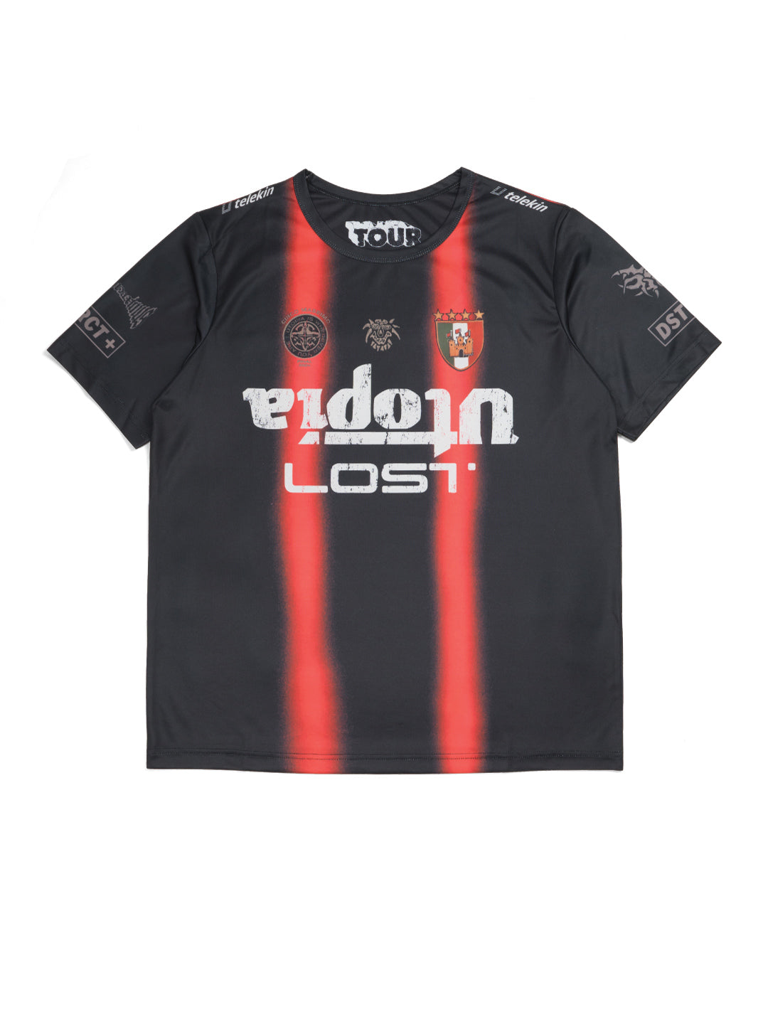 Travis Scott Italy Soccer Jersey	Black/Red