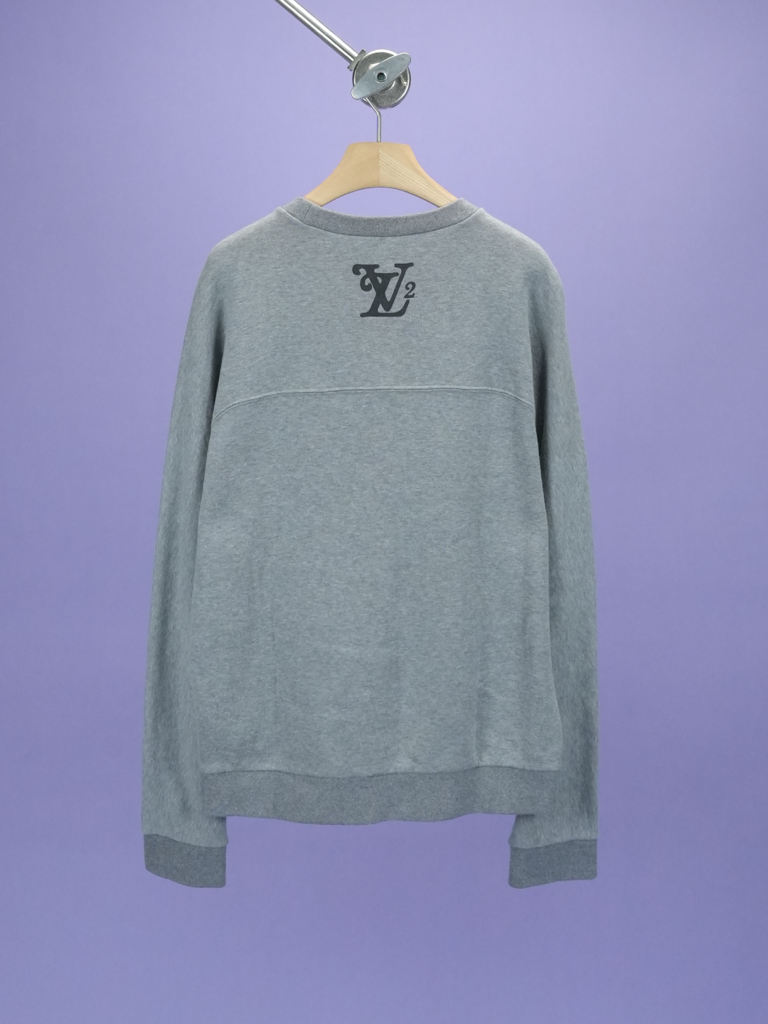 Louis Vuitton / Nigo Squared LV Sweatshirt Gris Clair