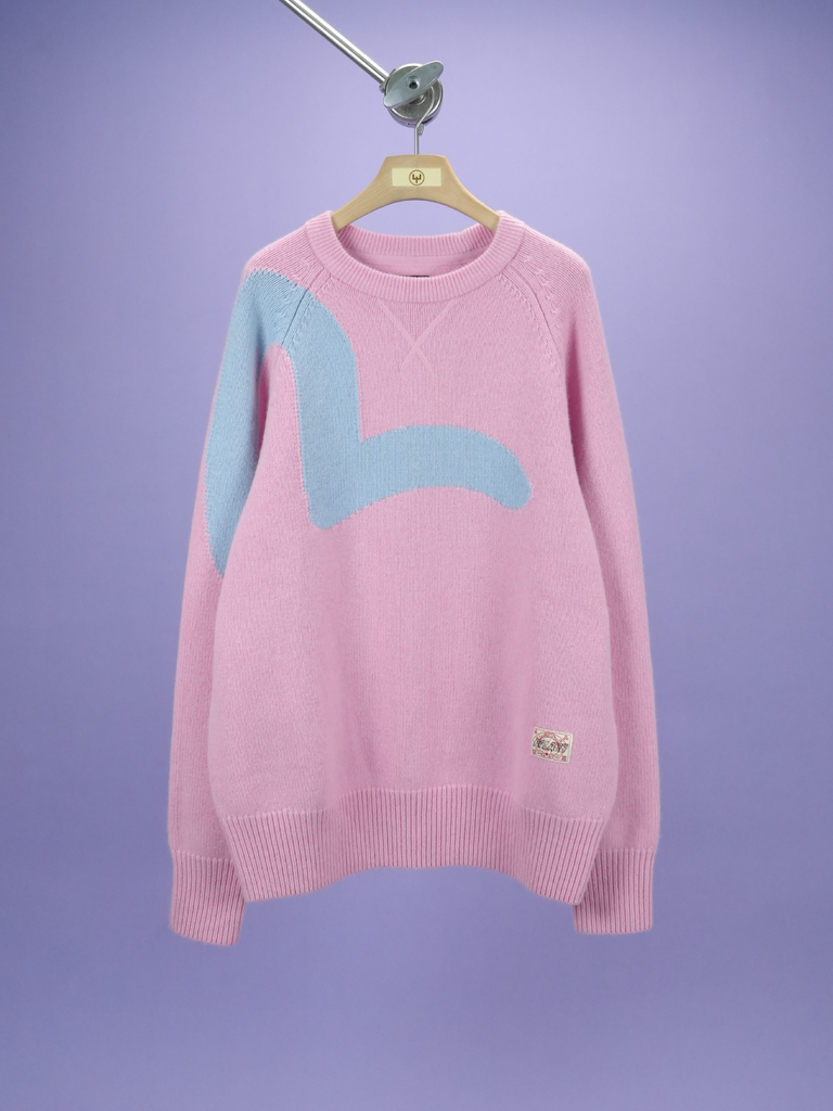 Palace / Evisu Seagull Knit Pink Nectar