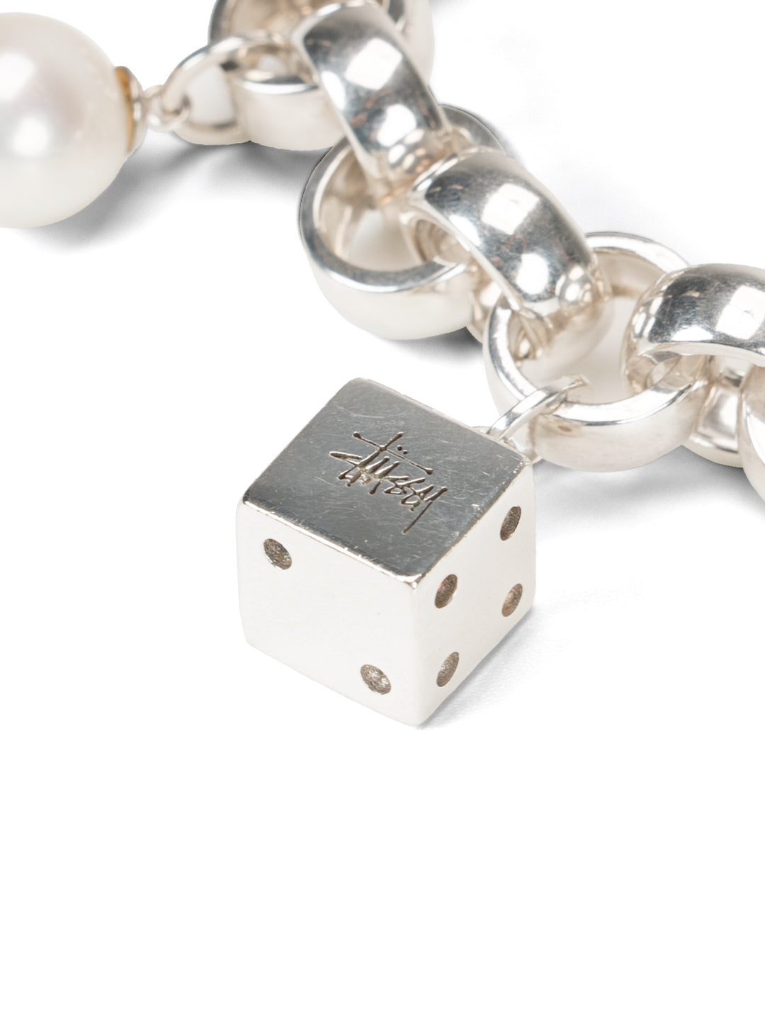 Stussy Icon Charm Bracelet Sterling Silver