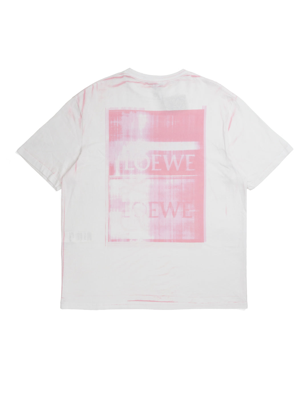 Loewe Anagram Print T-Shirt White/Pink