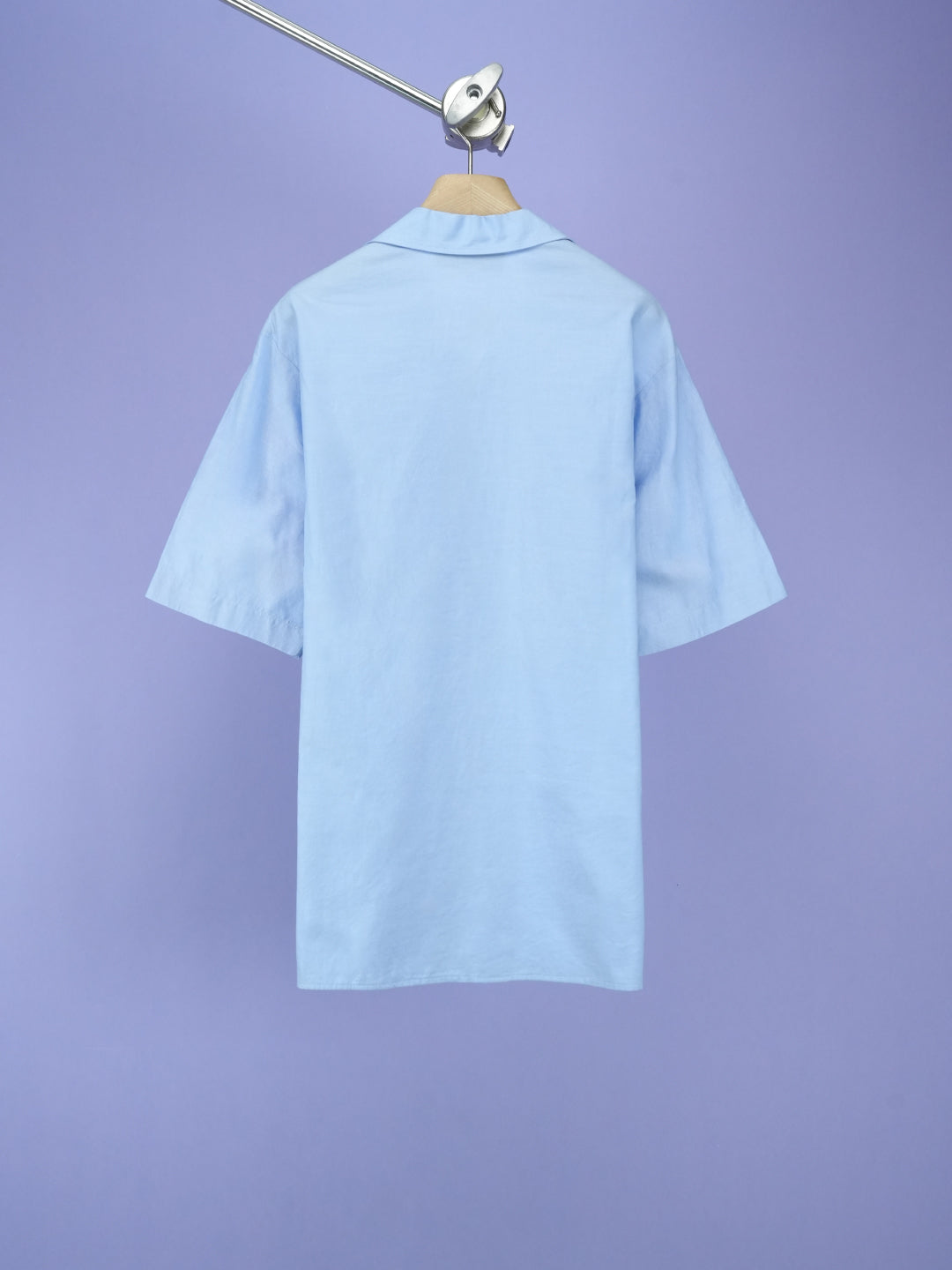 Gucci Script Bowling Shirt Blue