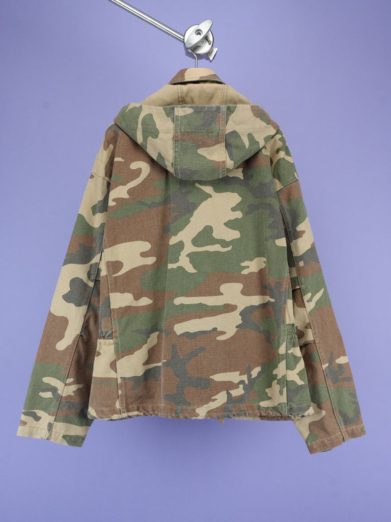 Supreme Canvas Clip Jacket Tan Camo