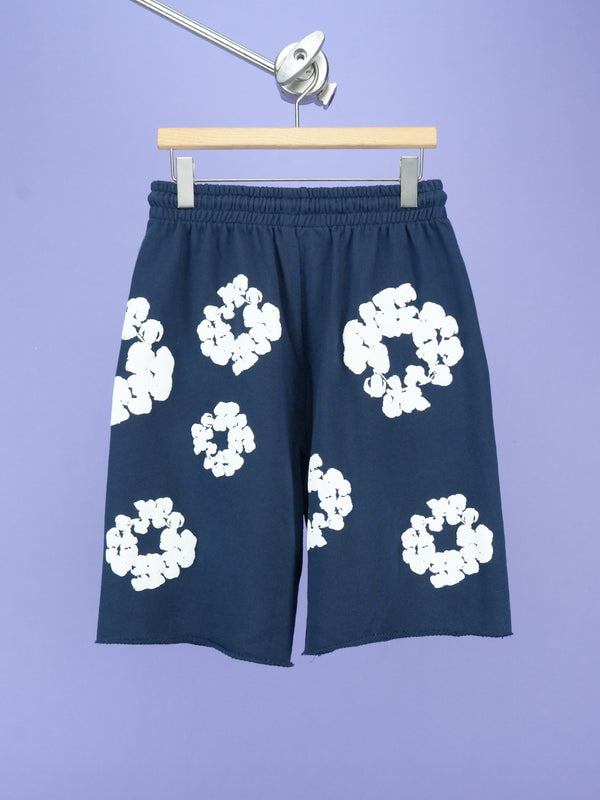 Denim Tears The Cotton Wreath Shorts Navy