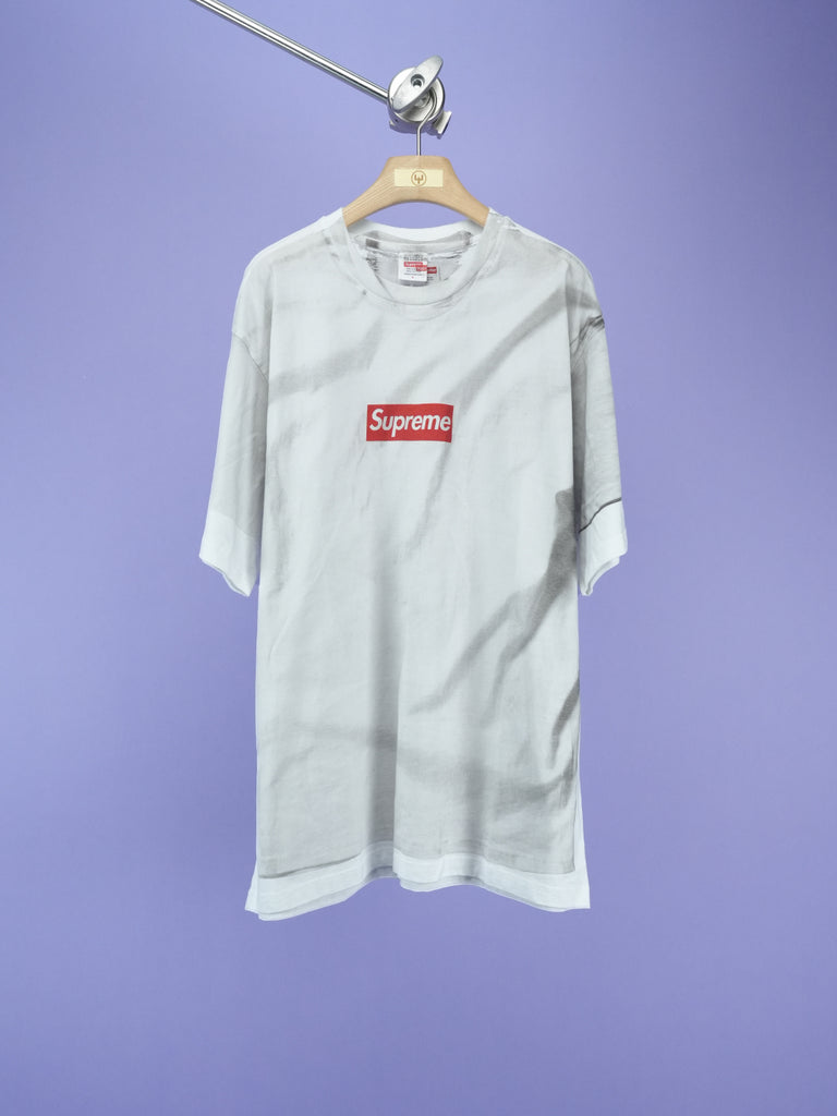 Supreme / MM6 Maison Margiela Box Logo Tee White