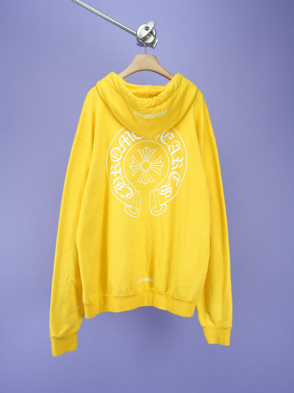 Chrome Hearts / Selfridges Exclusive +22+n'+33+ V Neck Hoodie Yellow