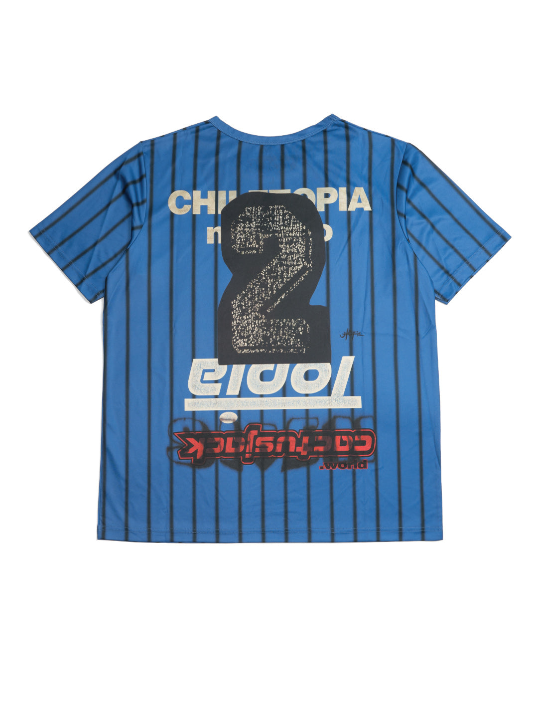 Travis Scott Chile Soccer Jersey Blue/Black