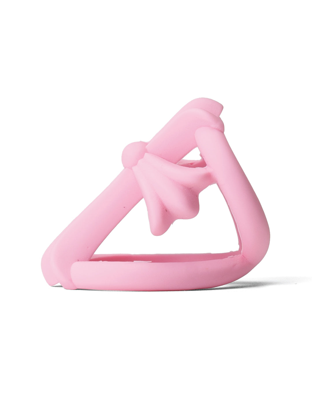 Chrome Hearts Silicone Infinity Cross Ring Pink