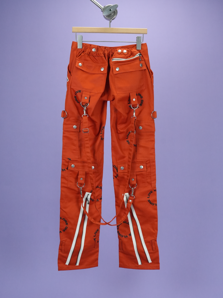 Vlone Bondage Pants Orange (Sign by ASAP Bari)